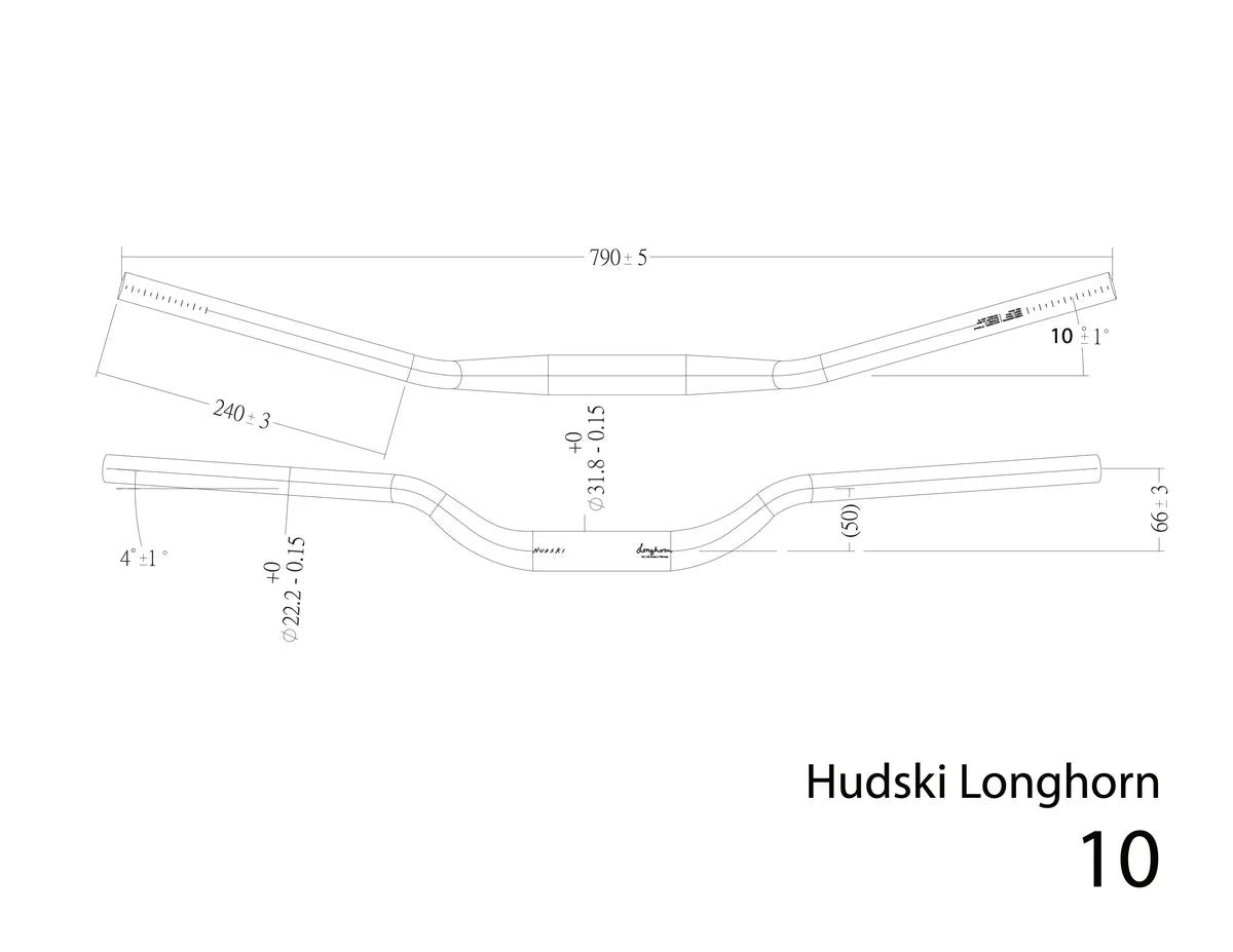 Hudski Longhorn 10 Handlebar