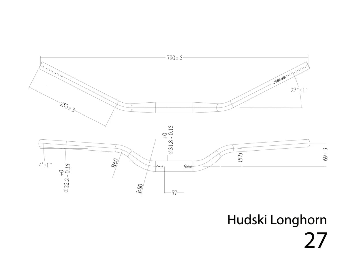 Hudski Longhorn 27 Handlebar