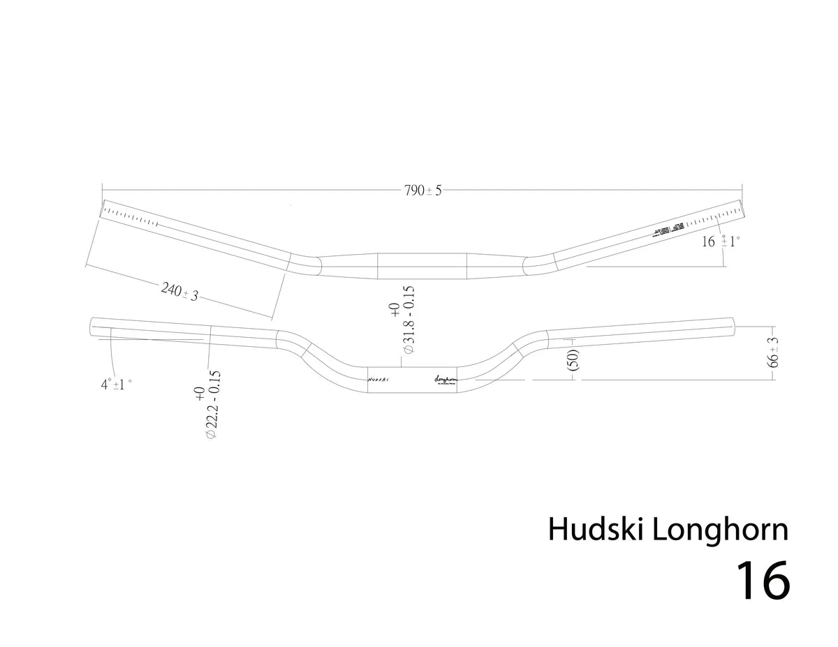 Hudski Longhorn 16 Handlebar